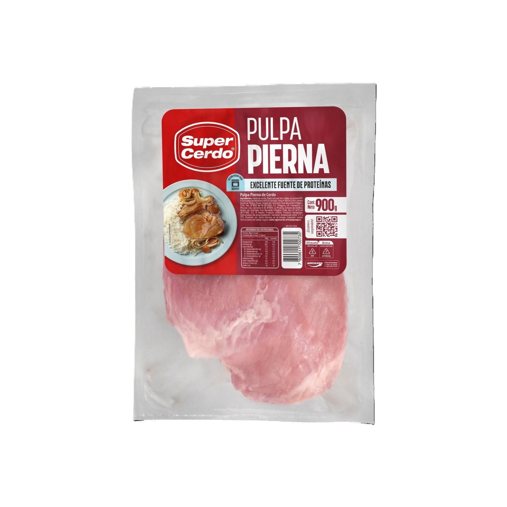 Pulpa De Cerdo Pierna 900 g Super Cerdo