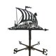 thumbnail image 1 of Metal Weather Vane Garden Stake Ornament Roof Weathervane Battleship, 1 of 5