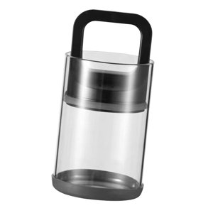 Bothyi - Tarro De Almacenamiento Al Vacío Tanque De Almacenamiento De Café De Vidrio Para Productos Secos Granos De Café 10Cmx15Cm