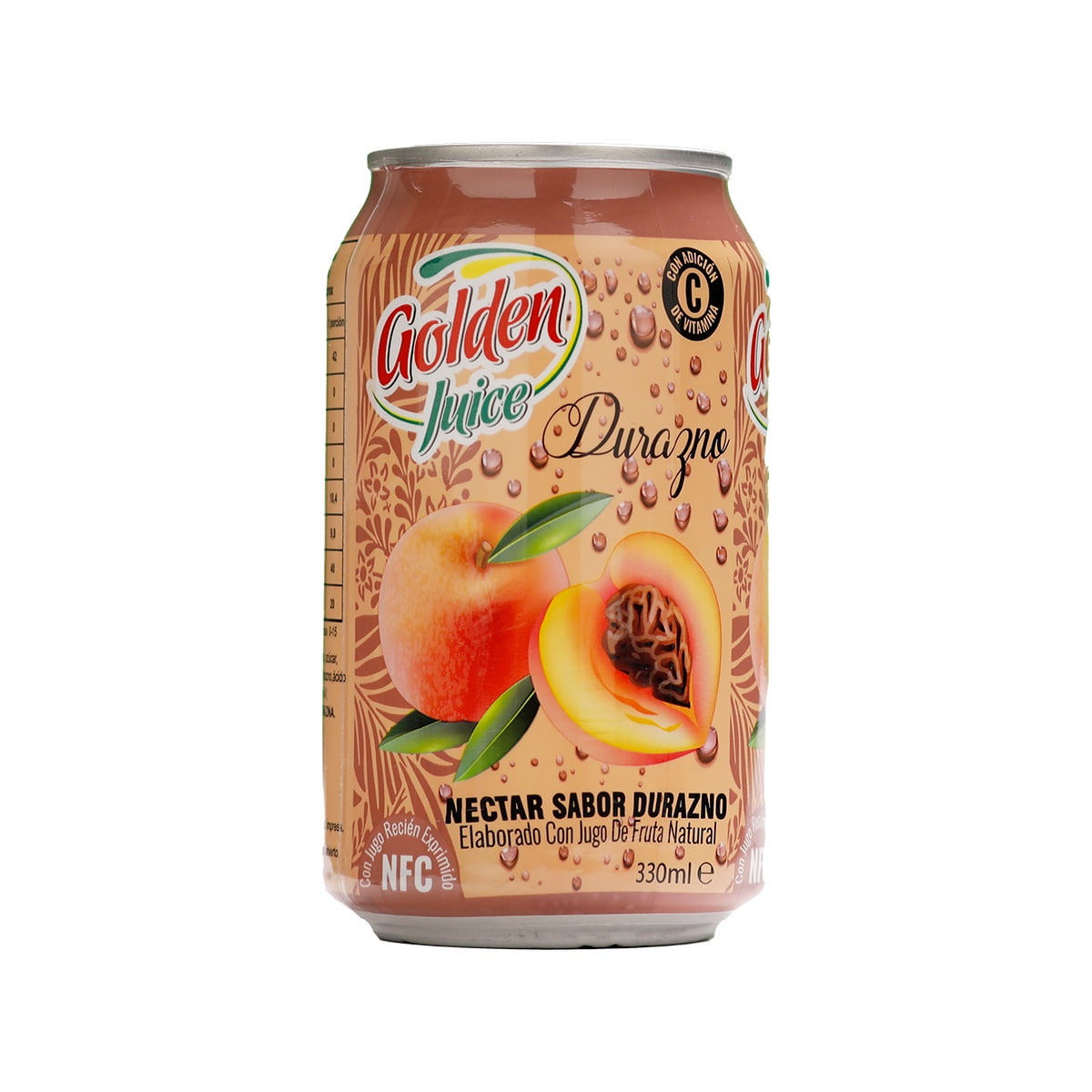 Pack 24 Unidades Golden Juice Nectar Sabor Durazno 330ml