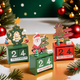 thumbnail image 4 of Calendario De Cuenta Regresiva De Navidad De Madera Multicolor, 4 of 4