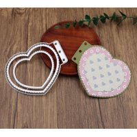 Troqueles De Marco De Encaje En Forma De Corazón Feemkota De Acero Al Carbono