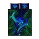 thumbnail image 1 of Juego de Cama Colcha Hawaii Shark Polynesian Tropical - Azul, 1 of 3