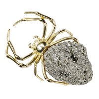 Magideal - Decoraciones De De Aleación Adornos De Estatua De Estatuilla De Animal, Artesanías Decorativas Para Navidad Dormitorio Comedor Sala De Araña Dorada