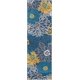 thumbnail image 2 of Alfombra Pasión Rug Nourison Contemporánea Azul de 183 cm, 2 of 5