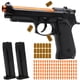thumbnail image 1 of Pistola de juguete con forma de bala blanda con eyección de proyectiles, Bugrtey, con 2 cargadores, 1 of 6