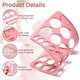 thumbnail image 5 of Nipple Ruler, Nipple Rulers fo Flange Sizing, Silicona y Suave Flange Size Measure fo Nipples, con 1.5m Suave Tape Measure, Nipple Sizer Nipple Measurehombrest Herramienta fo Flanges (Rosa), 5 of 7