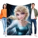thumbnail image 1 of Elsa de Frozen anti-pilling, suave, ligera, esponjosa y acogedora de lujo para hogar y cocina – Perfecta para niños y adultos,150X120cm, 1 of 6
