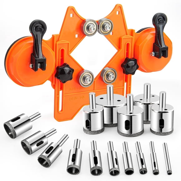 Kit de sierra perforadora Diamond Semderm con ventosas dobles, 15 unidades