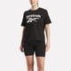 thumbnail image 2 of Polera Mujer Reebok Classics Big Logo Tee Algodón Negro, 2 of 5