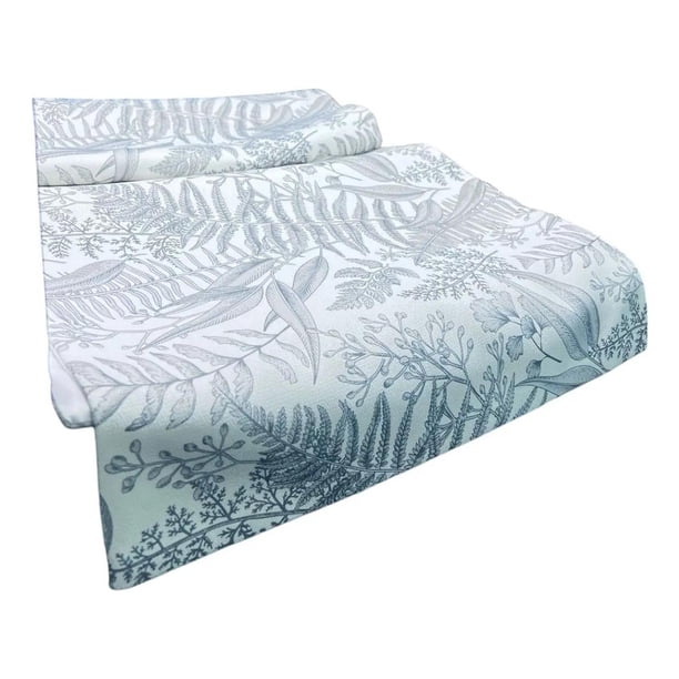 Camino De Cama Cubrecama Elegante Decorativo Diseño 43x210cm gris