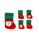 thumbnail image 2 of Set X12 Bota De Navidad Con Borde Verde 22x14cm, 2 of 5