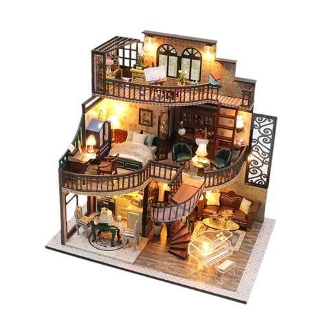 Bothyi - Kit De Casa De Muñecas, Mini Casa De Muñecas De Madera, Juguete Para Niñas, Adolescentes, Amantes De Las Manualidades