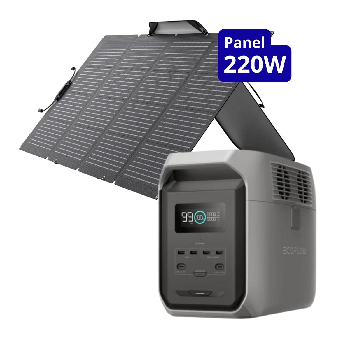 Ecoflow Delta 3 1500 + Panel 220w