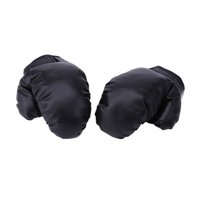 Ioensy - Mma Guantes Fitness Artes Marciales Transpirable Niños Adultos Kick Boxing Guantes Negro Niño