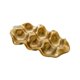 thumbnail image 3 of Soporte De Cerámica Para Huevos, Práctica Bandeja Para Huevos Para Despensa, Estantes, Cajón, Refrigerador, Dorado, 3 of 5