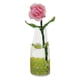 thumbnail image 2 of Flor En Miniatura Con Jarrón De Cristal Para Comedor, Sala De Estar, Escala 1/6, 1/12, Mezcla De Rosa Rosa, 2 of 5