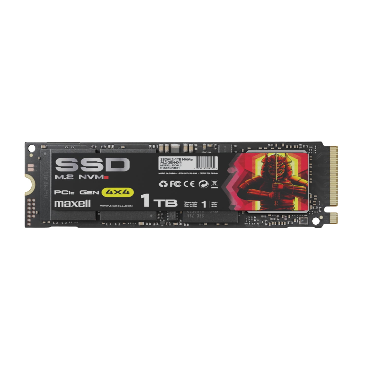 Disco Ssd 1tb M.2 Nvme Pcie Gen 4x4 Maxell Hasta 7000mb/s
