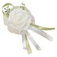 thumbnail image 1 of Pulsera Mano Flores Insignia Floral Pulsera Para Baile Boda Dama De Honor Blanco, 1 of 3