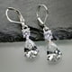 thumbnail image 2 of Long Luxury Gemstone Shimmering Zircon Earrings Drop-shaped Zircon Earrings Stylish Charm Temperament, 2 of 2