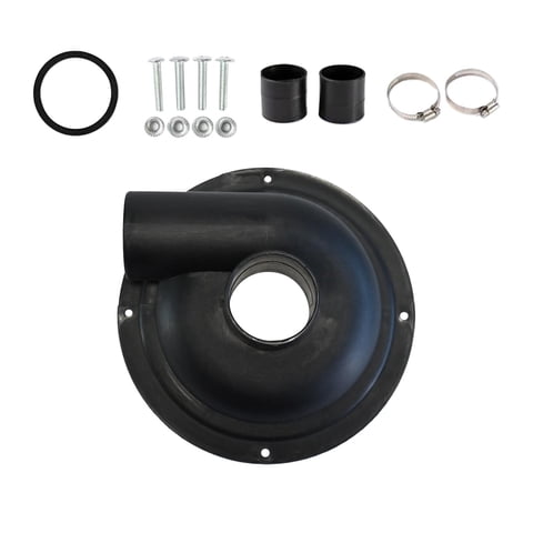 Magideal - Separador De Polvo Al Vacío, Tapa Separadora Ciclónica, Pieza De Repuesto, Aglomerado De Aserrín Para Carpintería, Filtro Ciclónico De Repuesto Ligero , Negro