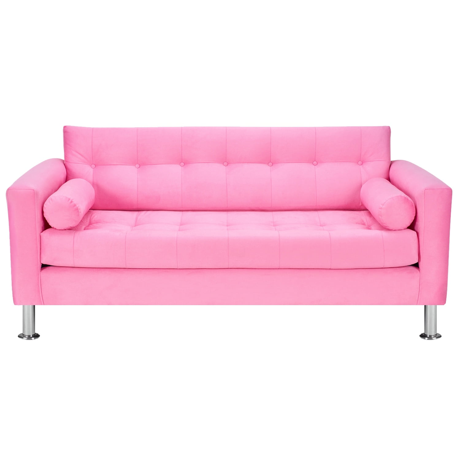 Bodevir - Sofa Retro 3c Felpa 12 Rosado