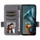 thumbnail image 5 of Funda Cartera para Motorola MOTO E15 4G Tapa Flip con Ranuras y Soporte Gris, 5 of 5