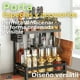 thumbnail image 4 of Estante Organizador Para Especias Cocina Especiero 2 Niveles, 4 of 9