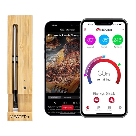 Termómetro MEATER Plus Bluetooth inalámbrico doble sensor