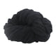 thumbnail image 4 of Hilo Grueso De Chenilla Lavable, Hilo Súper Voluminoso Para Tejer A Ganchillo, Negro, 4 of 5