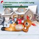thumbnail image 2 of Reno inflable navideño FunFanso de 12 pies con luces LED, 2 of 6