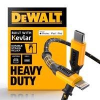 Cable Usb C A Lightning Dewalt Reforzado, Trenzado, 1,2 M