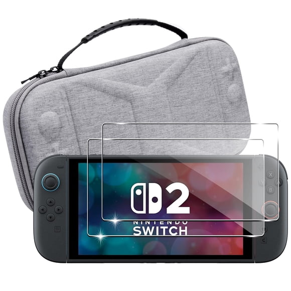 Estuche NS Switch 2 Suttkue 22 × 17,5 × 6,5 cm Gris – 2 láminas