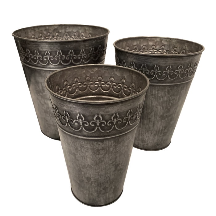 Bric - Maceteros Redondos Set De 3