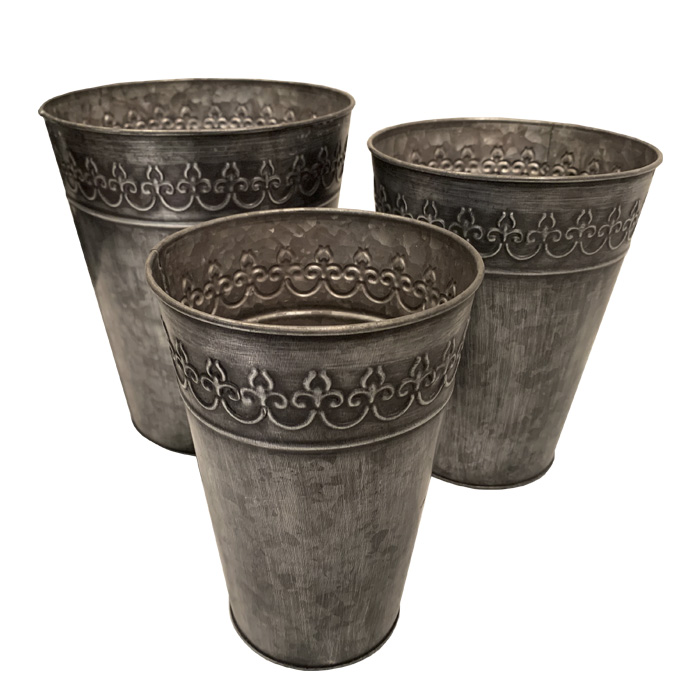 Bric - Maceteros Redondos Set De 3