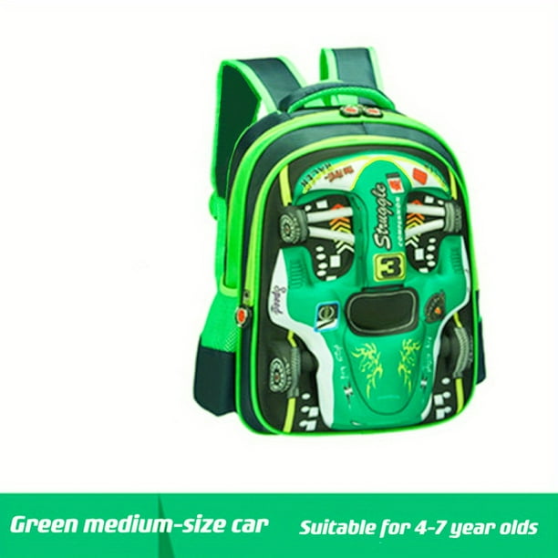 Boys' And Children's Backpack Kindergarten Middle Class Primary School Students Waterproof Spine Protection Burden-reducing Schoolbag