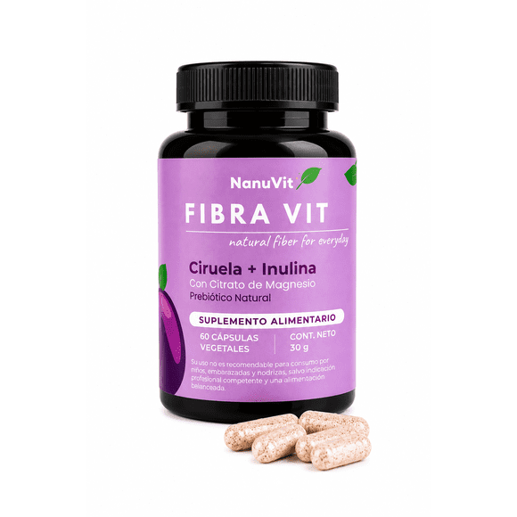 NANUVIT FIBRA VIT CIRUELA INULINA 60CAP