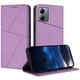 thumbnail image 1 of Funda Cartera Magnética para Motorola MOTO G14 Protección Antichoque con Ranuras Morado, 1 of 6