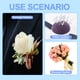 thumbnail image 5 of Alfileres de ojal, 100 unidades, con forma de lágrima, para flores, de 5,5 cm de largo y cabeza recta, para bisutería, para mujeres y niñas, costura, ramos de boda, fiestas, manualidades, decoraciones, 5 of 7
