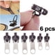 thumbnail image 5 of Kit de reparación instantánea de 6 tiradores de cremallera para bolsos, chaquetas, equipaje y mochilas., 5 of 6