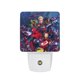 thumbnail image 1 of Los Súper Héroes de Marvel Luz nocturna LED con sensor de anochecer a amanecer para dormitorio, baño, pasillo, escaleras - Lámpara LED nocturna de enchufe, 0.5W - 1 pieza, 1 of 6