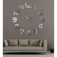 thumbnail image 2 of Reloj Para Pared 3D Grande Plateado Gran Diseño Moderno Jhn, 2 of 3