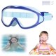 thumbnail image 1 of Gafas natación HD 2026 montura grande impermeable antivaho visión amplia niños, 1 of 5