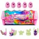 thumbnail image 1 of Toy Hatchimals Colleggtibles Rainbow-Cation Wolf Family, 1 of 9