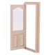 thumbnail image 3 of 1/12 Casa De Mu?ecas En Miniatura, Puerta única Externa De Madera, Accesorio DIY Sin Pintar, 3 of 4