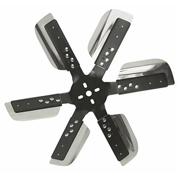 Aspa de ventilador Derale 17019 de acero inoxidable de 48 cm (19")