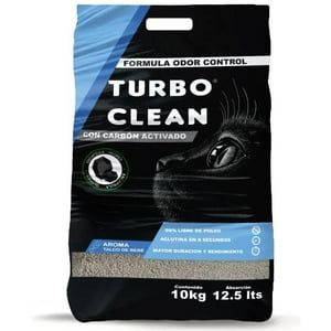 Arena Aglutinante Turbo Clean Aroma Talco De Bebe 10Kg