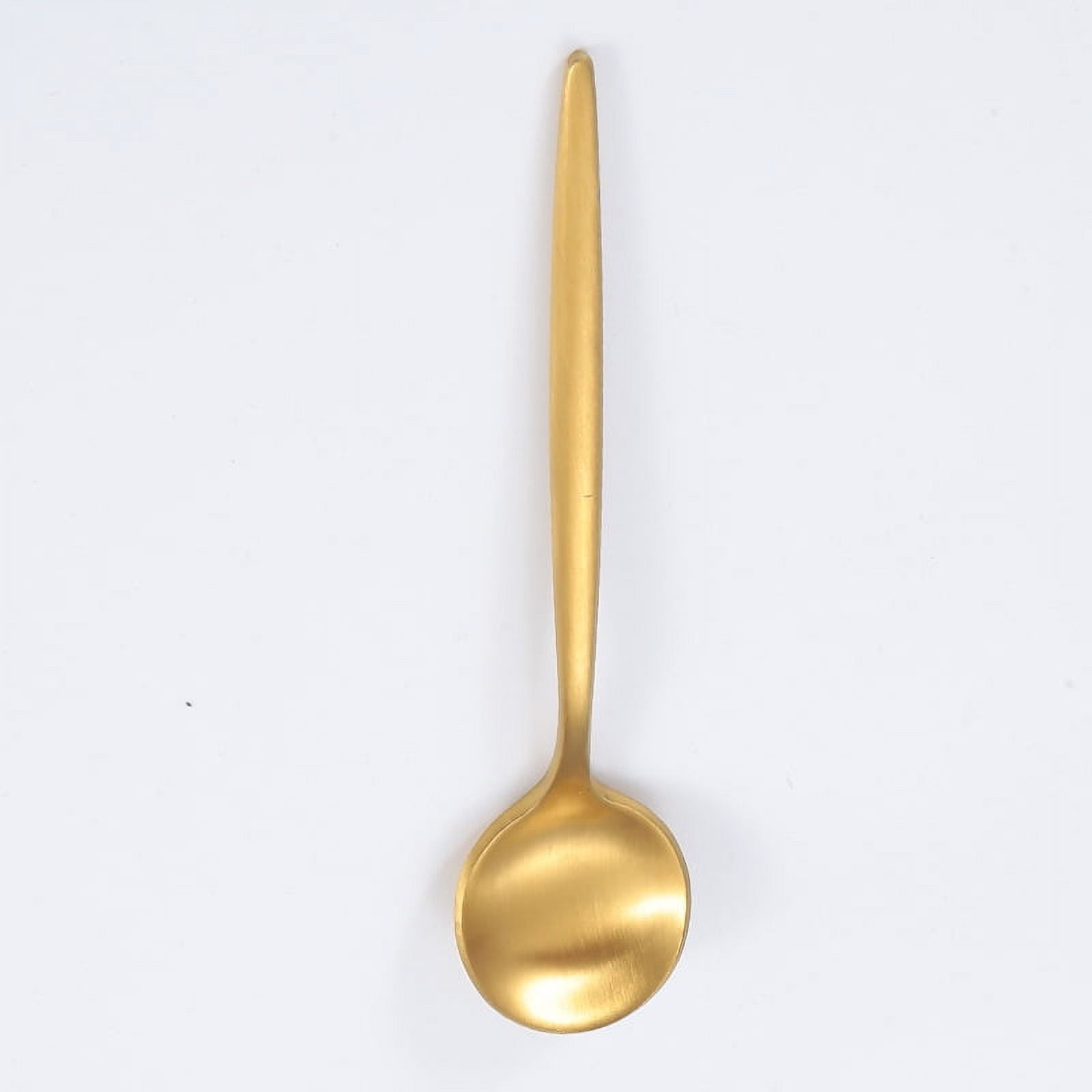 Xmhytop 4 Piezas Cubiertos De, Utensilios De Cocina Y Cubiertos Cotidianos,cuchara De Comida,dorado