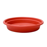 Reyplast - Pack X4 Plato De Maceta Redondo Dura Kotta 15Cm / Terracota