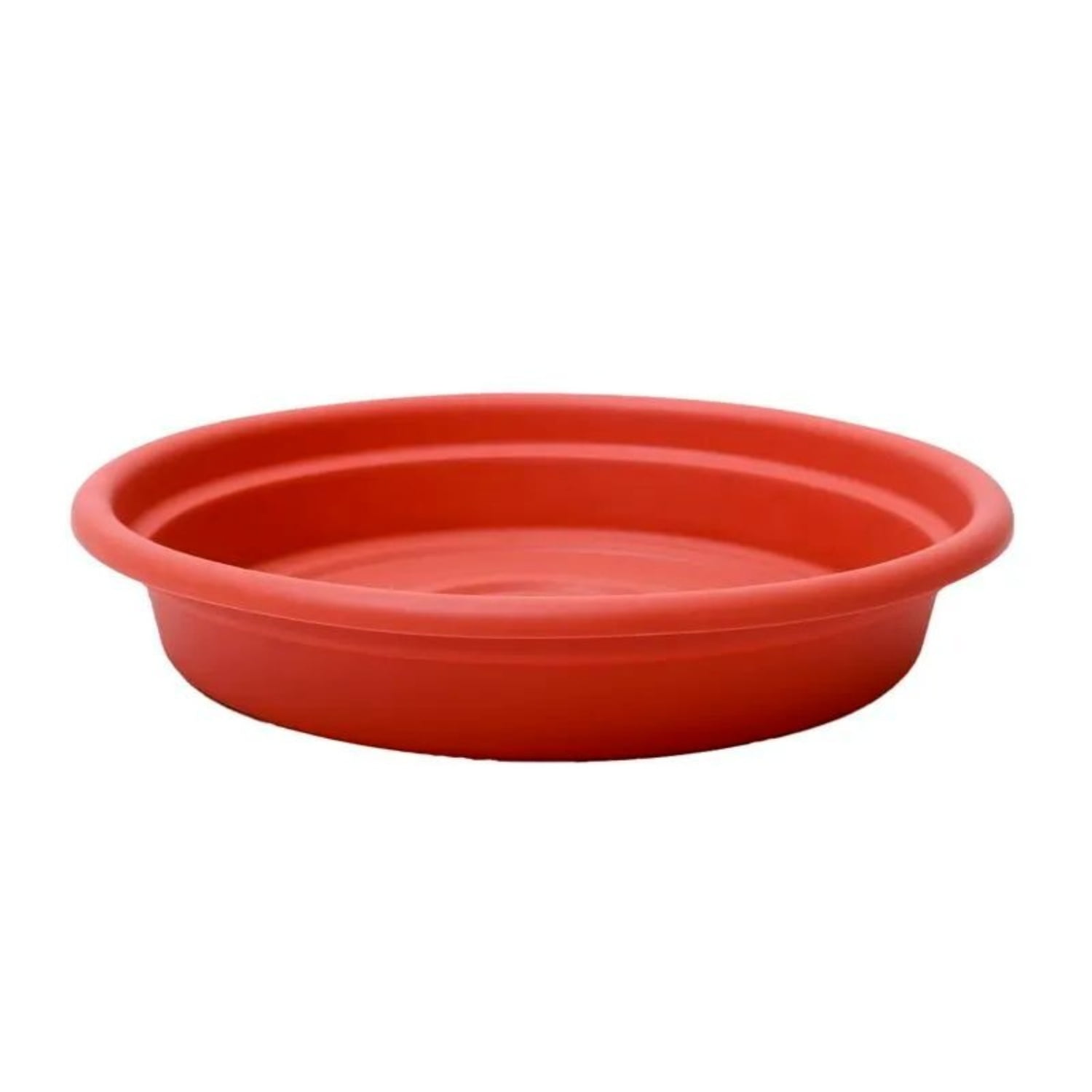 Reyplast - Pack X4 Plato De Maceta Redondo Dura Kotta 15cm / Terracota